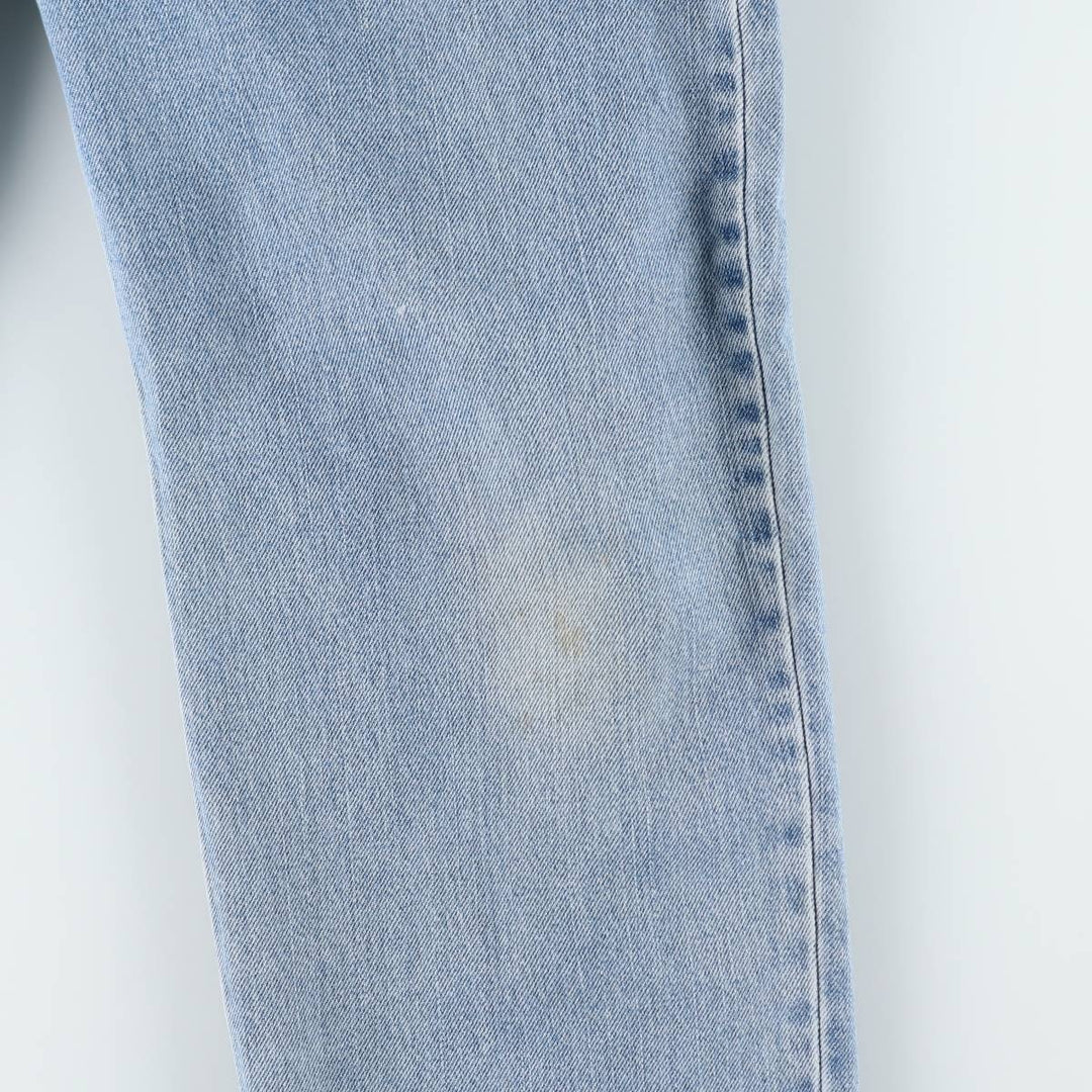 00'S Levi's 550 Relaxed Fit Tapered Denim Pants for Men, W35 cotton blue type Vintage Second Hand