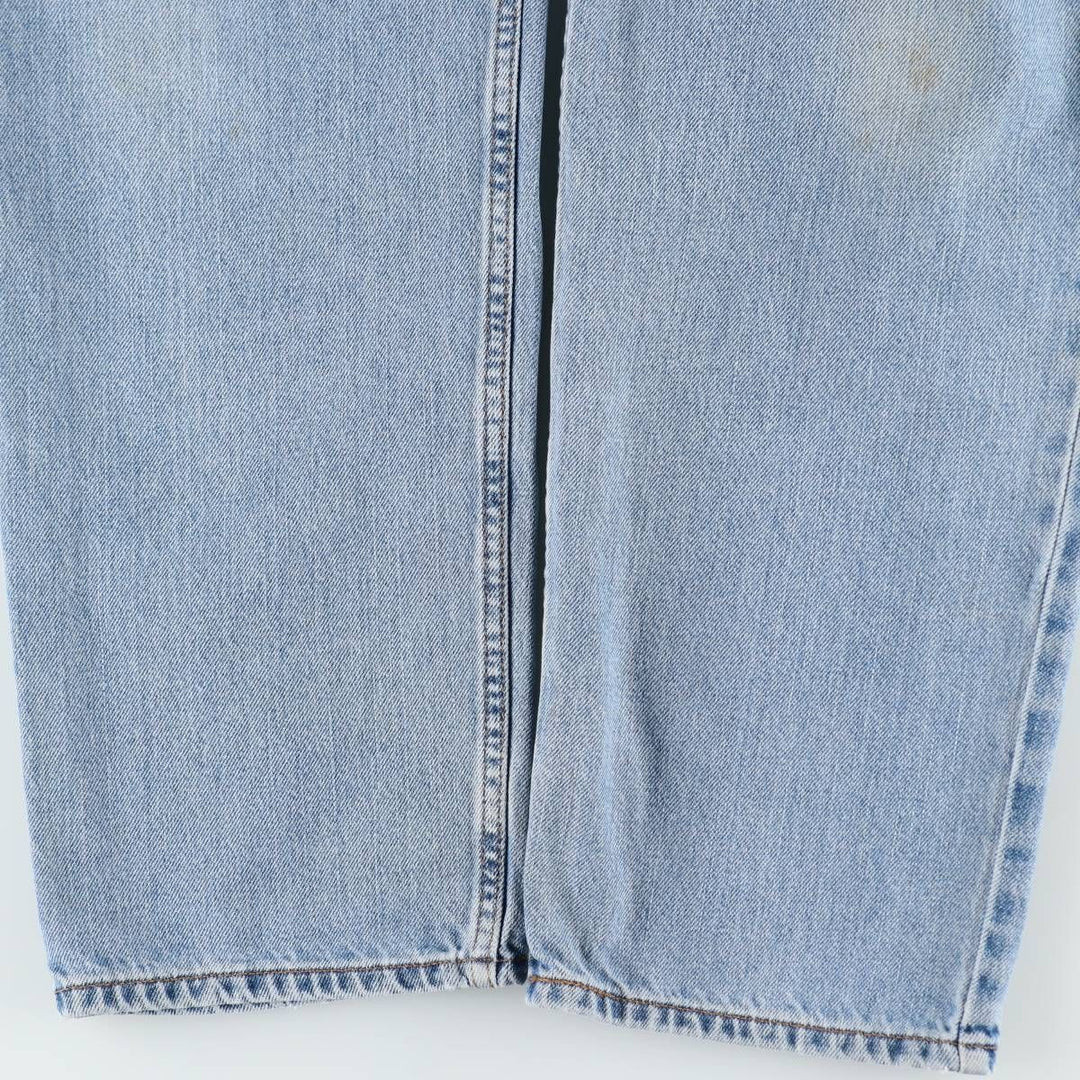 00'S Levi's 550 Relaxed Fit Tapered Denim Pants for Men, W35 cotton blue type Vintage Second Hand