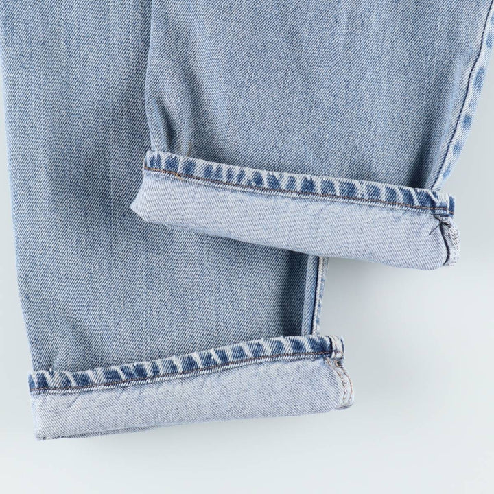 00'S Levi's 550 Relaxed Fit Tapered Denim Pants for Men, W35 cotton blue type Vintage Second Hand