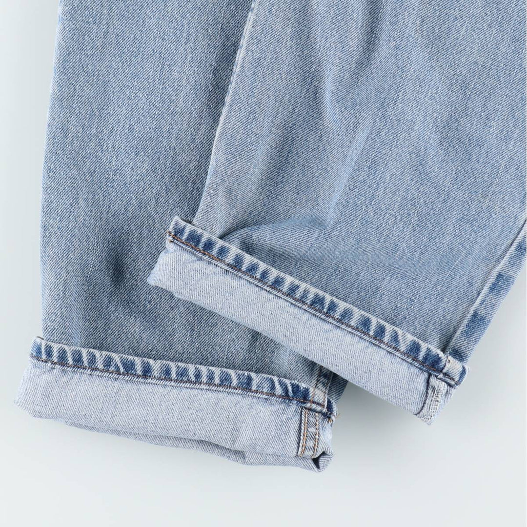 00'S Levi's 550 Relaxed Fit Tapered Denim Pants for Men, W35 cotton blue type Vintage Second Hand