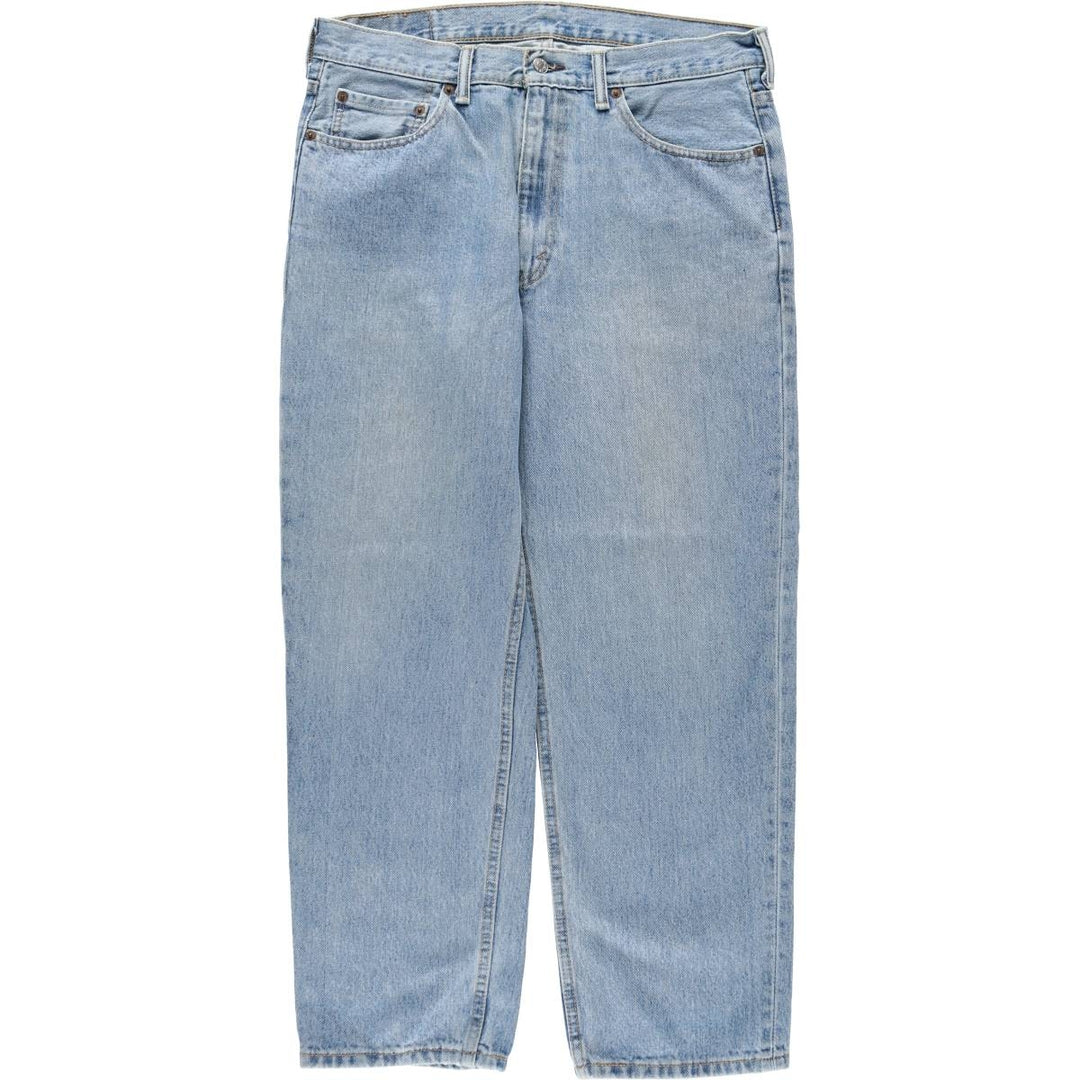 Levi's 550 tapered denim pants for men, size w36 cotton blue type Vintage Second Hand