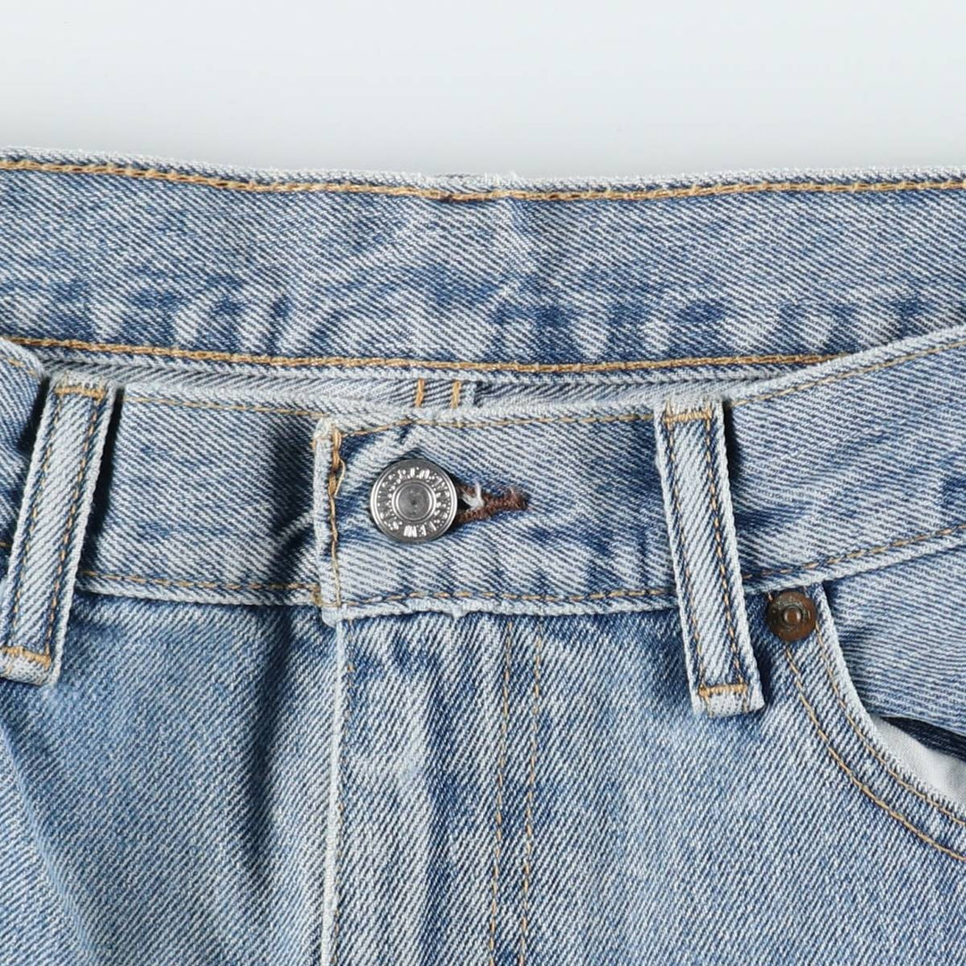 Levi's 550 tapered denim pants for men, size w36 cotton blue type Vintage Second Hand