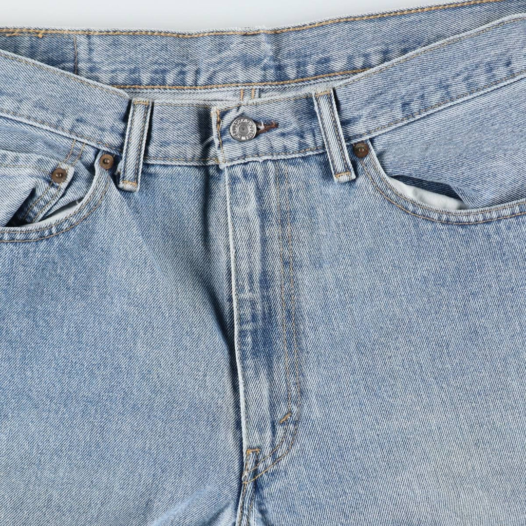 Levi's 550 tapered denim pants for men, size w36 cotton blue type Vintage Second Hand