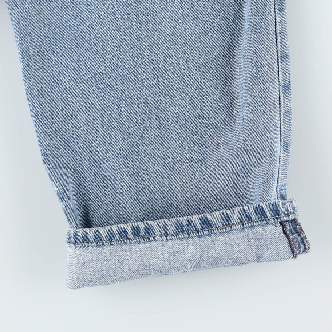 Levi's 550 tapered denim pants for men, size w36 cotton blue type Vintage Second Hand