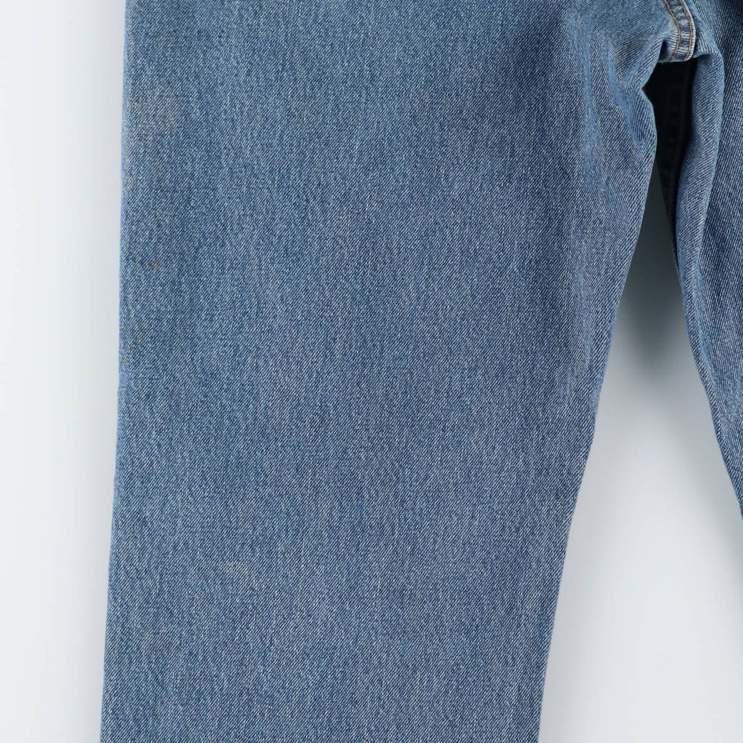 Levi's 550 tapered denim pants for men, size W34 cotton blue type Vintage Second Hand