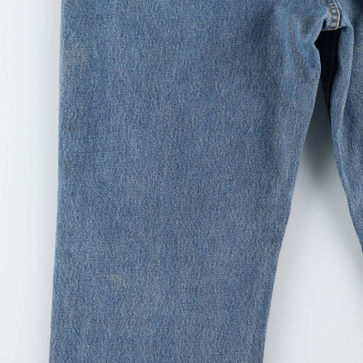 Levi's 550 tapered denim pants for men, size W34 cotton blue type Vintage Second Hand
