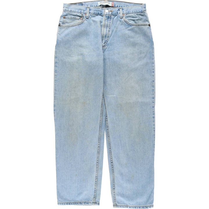 2000'S Levi's 550 Relaxed Fit Tapered Denim Pants, Men's Size 36 cotton Blue type light blue Vintage Second Hand
