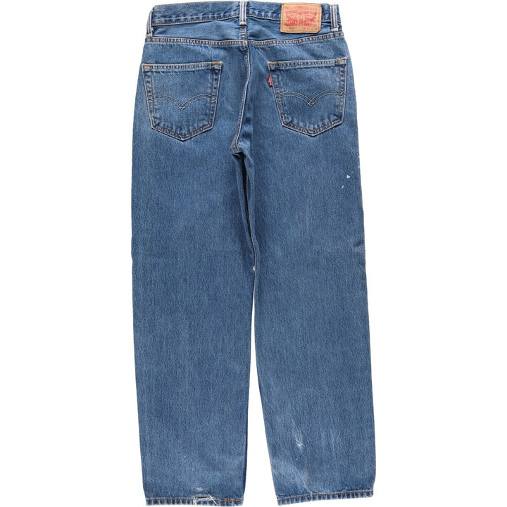 Levi's 550-4886 Tapered Denim Pants, Men's Size W31 (approx.) cotton blue type Vintage Second Hand