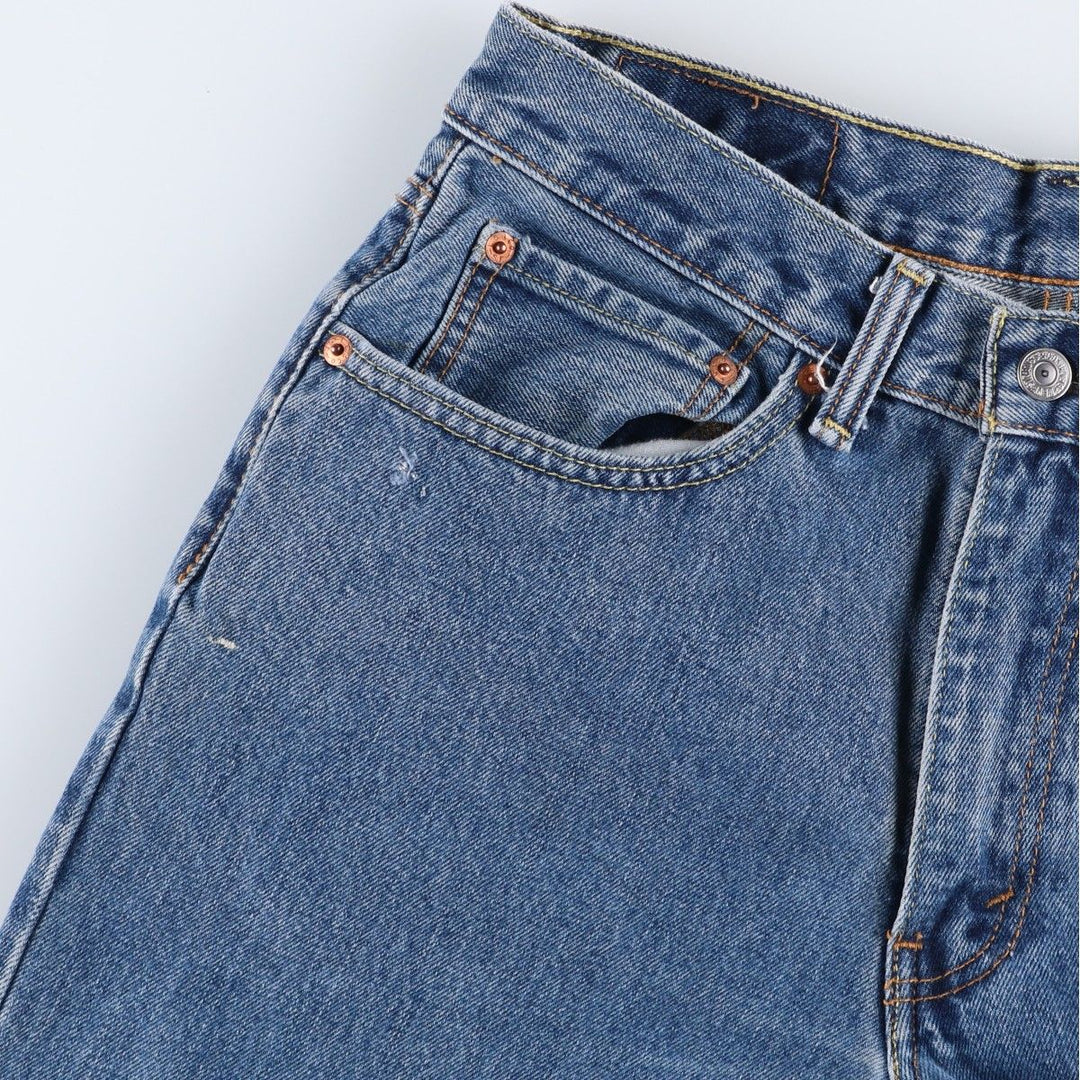 Levi's 550-4886 Tapered Denim Pants, Men's Size W31 (approx.) cotton blue type Vintage Second Hand