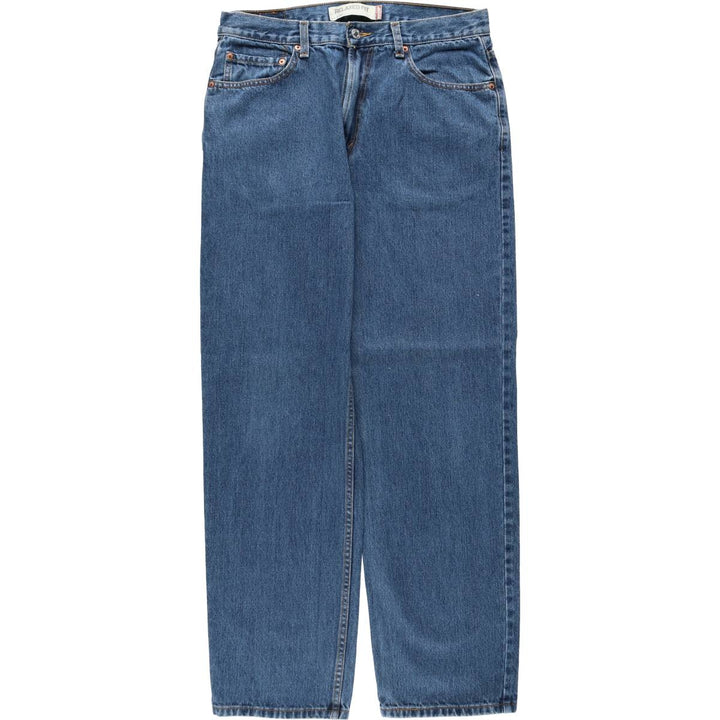 Levi's 550 Relaxed Fit Tapered Denim Pants for Men, W34 equivalent cotton blue type Vintage Second Hand