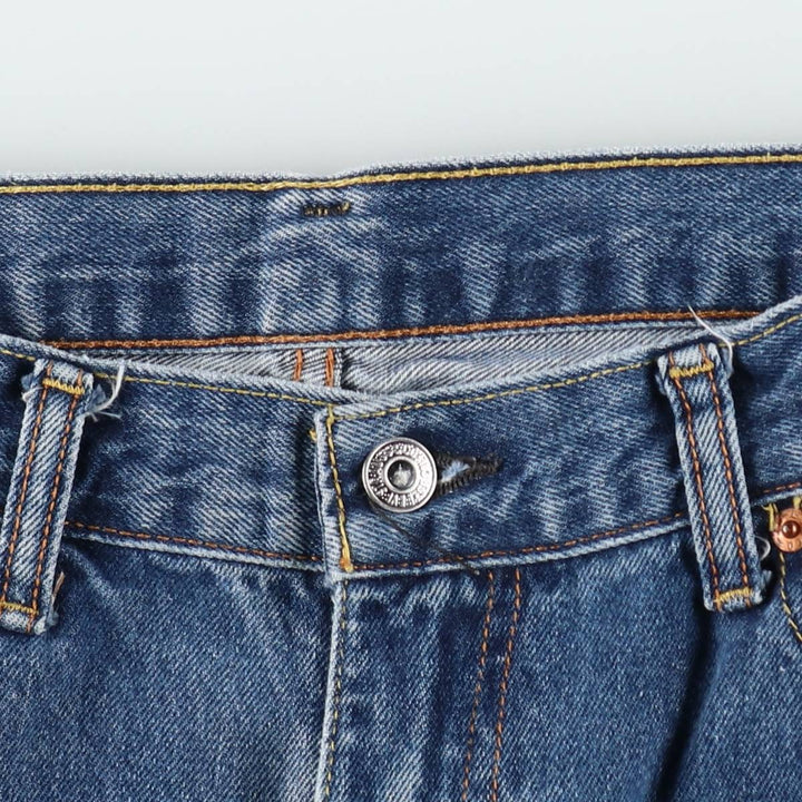 Levi's 550 Tapered Denim Pants, Men's W35 (approx.), Vintage cotton blue type Vintage Second Hand