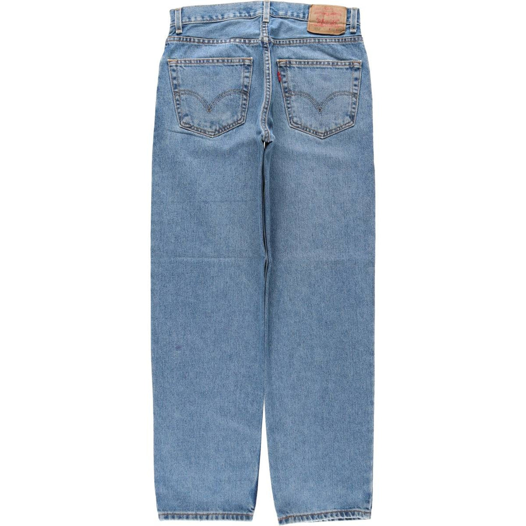 Levi's 550 Relaxed Fit Tapered Denim Pants for Men, W31 equivalent cotton blue type Vintage Second Hand