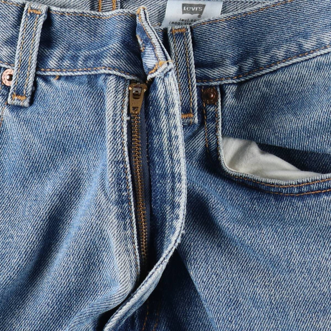 Levi's 550 Relaxed Fit Tapered Denim Pants for Men, W31 equivalent cotton blue type Vintage Second Hand