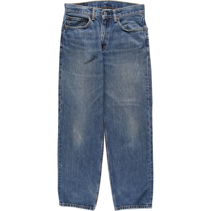 Levi's 550 tapered denim pants for men, equivalent to w31 cotton blue type Vintage Second Hand