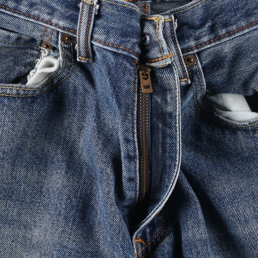 Levi's 550 tapered denim pants for men, equivalent to w31 cotton blue type Vintage Second Hand