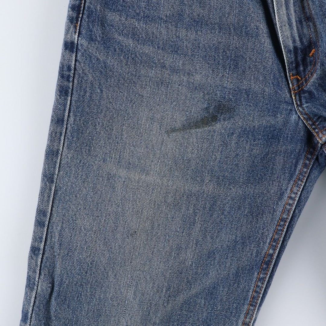 Levi's 550 tapered denim pants for men, equivalent to w31 cotton blue type Vintage Second Hand