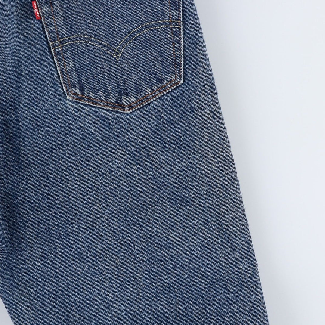 Levi's 550 tapered denim pants for men, equivalent to w31 cotton blue type Vintage Second Hand