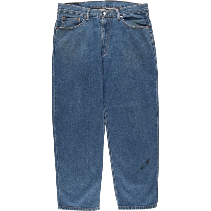 Levi's 550 Relaxed Fit Tapered Denim Pants for Men, W37 cotton blue type Vintage Second Hand