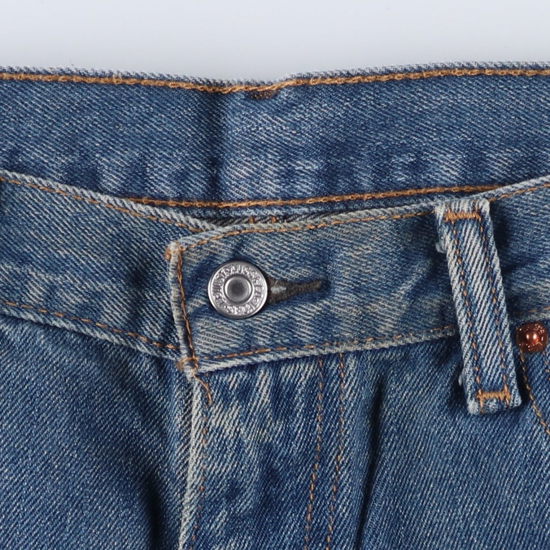 Levi's 550 Relaxed Fit Tapered Denim Pants for Men, W37 cotton blue type Vintage Second Hand