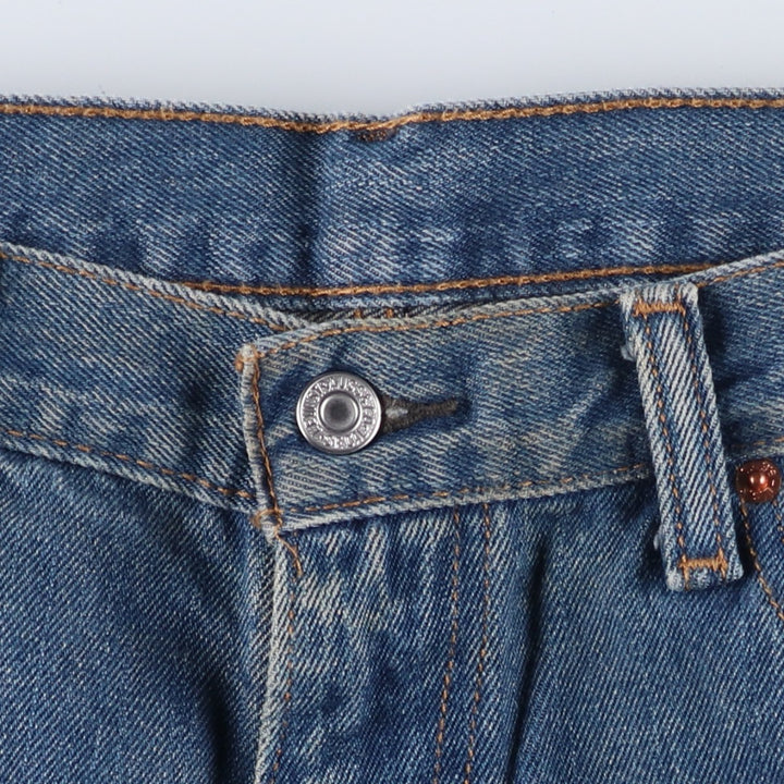 Levi's 550 Relaxed Fit Tapered Denim Pants for Men, W37 cotton blue type Vintage Second Hand