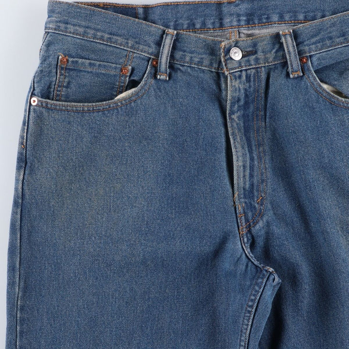 Levi's 550 Relaxed Fit Tapered Denim Pants for Men, W37 cotton blue type Vintage Second Hand
