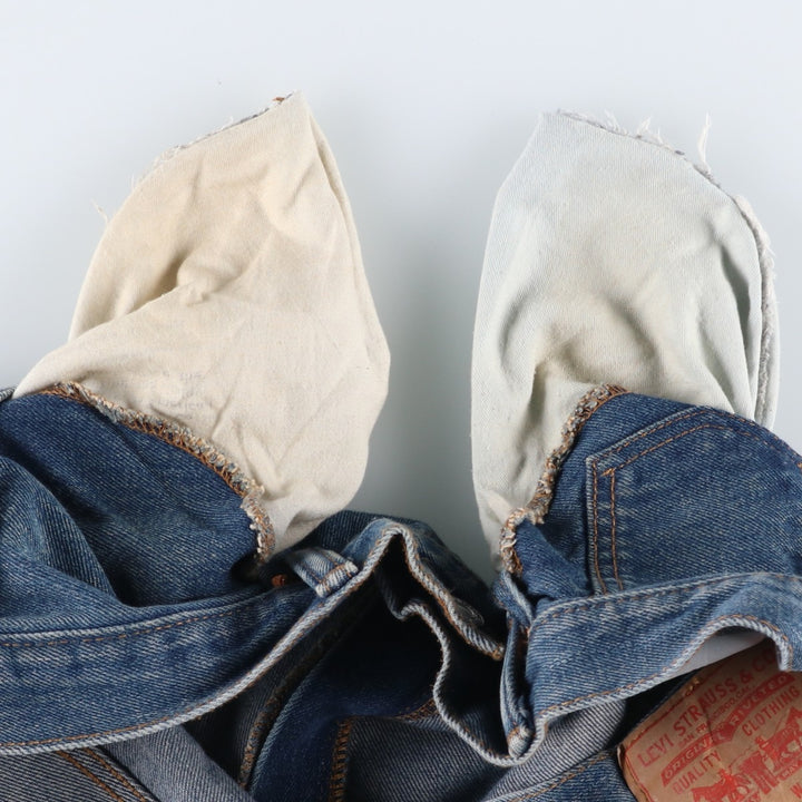 Levi's 550 Relaxed Fit Tapered Denim Pants for Men, W37 cotton blue type Vintage Second Hand