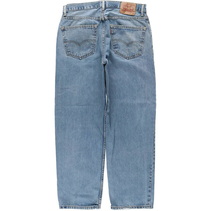 Levi's 550 Tapered Denim Pants, Men's W33 (approx.), Vintage unclear blue type Vintage Second Hand