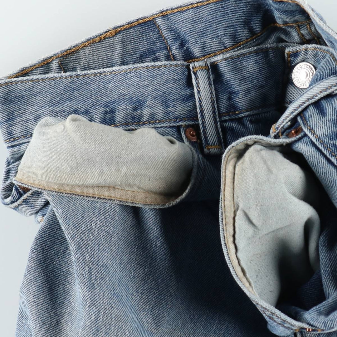 Levi's 550 Tapered Denim Pants, Men's W33 (approx.), Vintage unclear blue type Vintage Second Hand