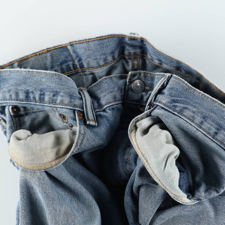 Levi's 550 Tapered Denim Pants, Men's W33 (approx.), Vintage unclear blue type Vintage Second Hand