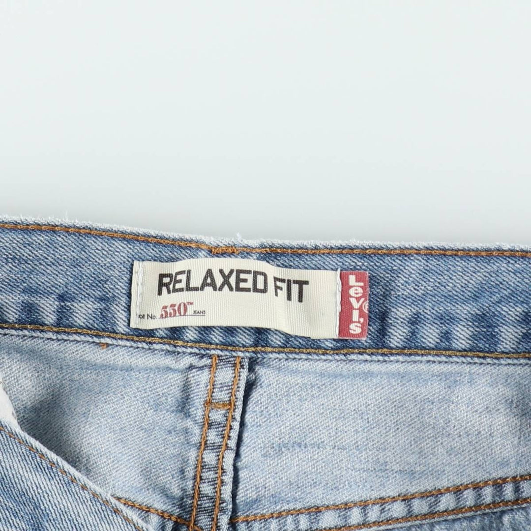 2000'S Levi's 550 Relaxed Fit Tapered Denim Pants, Men's Size W33 (approx.), Vintage cotton blue type Vintage Second Hand