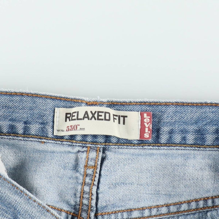 2000'S Levi's 550 Relaxed Fit Tapered Denim Pants, Men's Size W33 (approx.), Vintage cotton blue type Vintage Second Hand