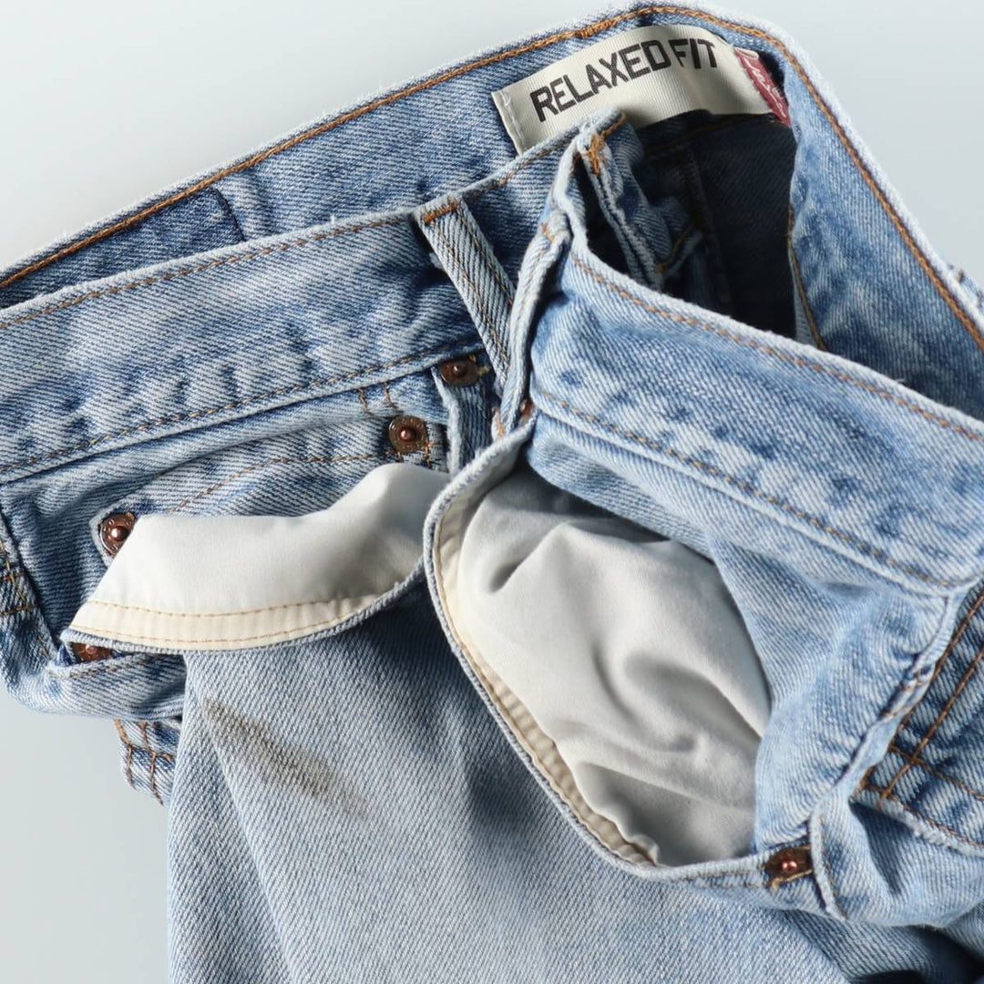 2000'S Levi's 550 Relaxed Fit Tapered Denim Pants, Men's Size W33 (approx.), Vintage cotton blue type Vintage Second Hand