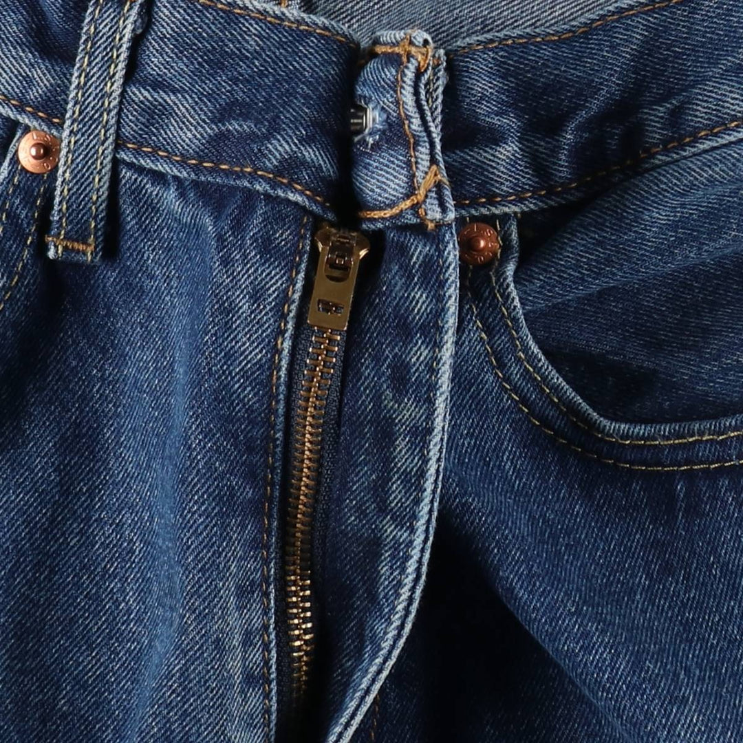 Levi's 550 tapered denim pants for men, size W34 cotton blue type Vintage Second Hand