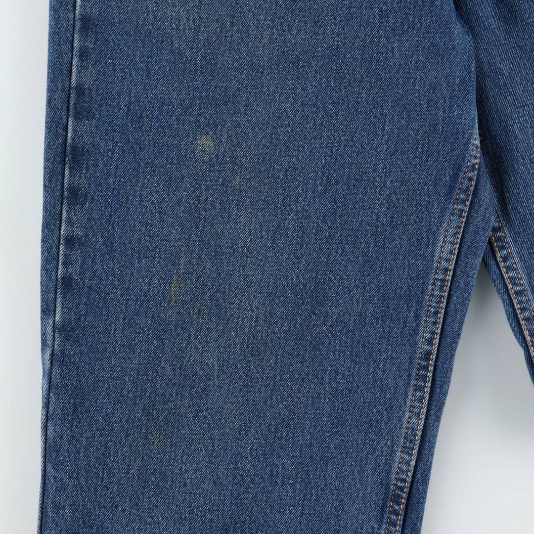 Levi's 550 tapered denim pants for men, size W34 cotton blue type Vintage Second Hand