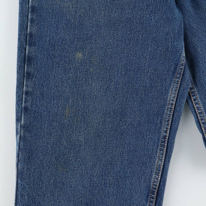 Levi's 550 tapered denim pants for men, size W34 cotton blue type Vintage Second Hand