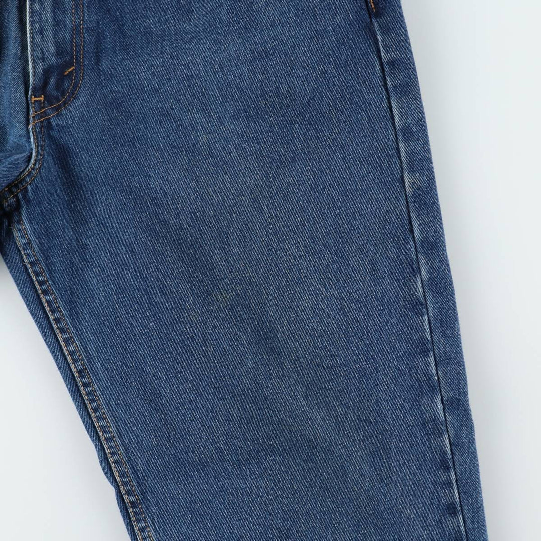 Levi's 550 tapered denim pants for men, size W34 cotton blue type Vintage Second Hand