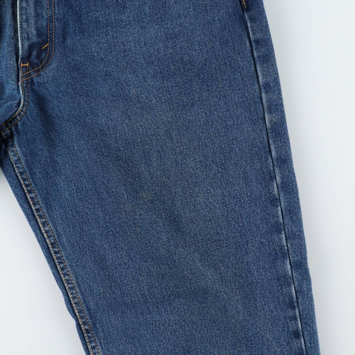Levi's 550 tapered denim pants for men, size W34 cotton blue type Vintage Second Hand