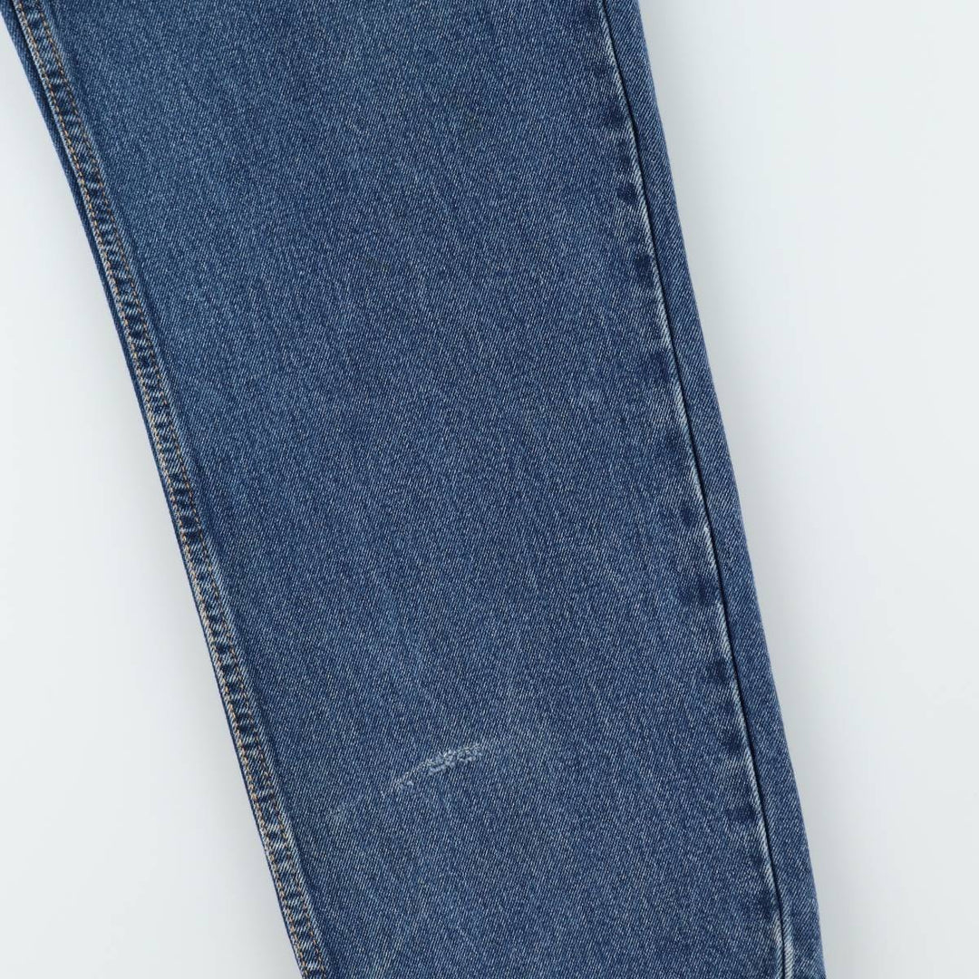 Levi's 550 tapered denim pants for men, size W34 cotton blue type Vintage Second Hand
