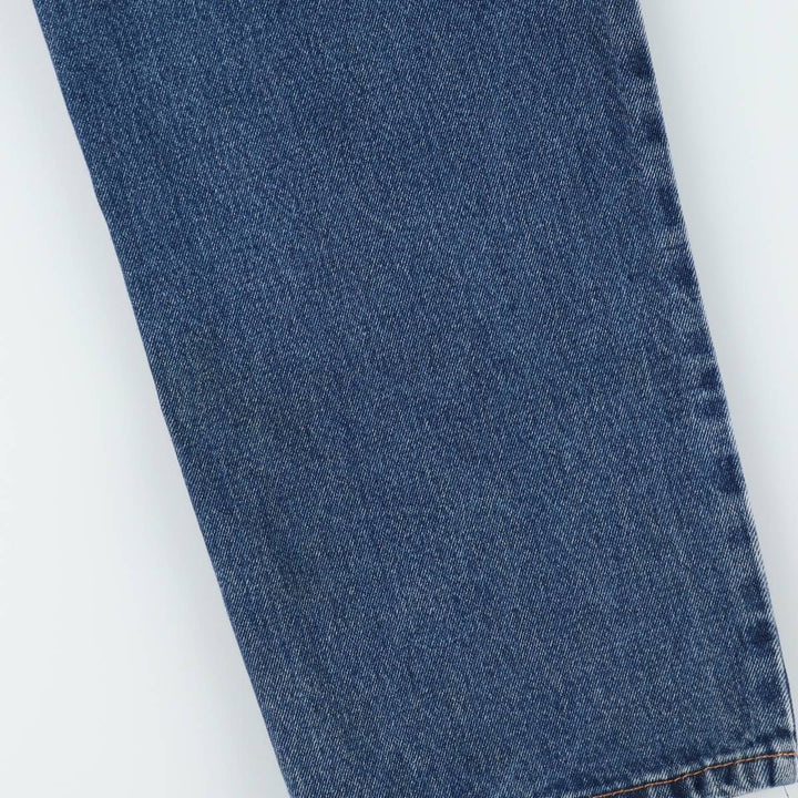 Levi's 550 tapered denim pants for men, size W34 cotton blue type Vintage Second Hand
