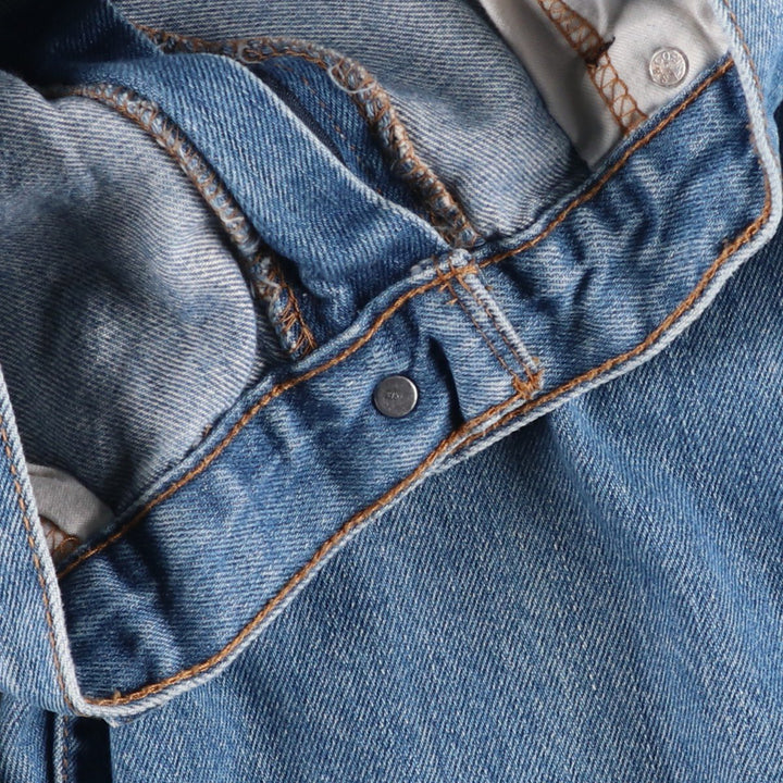 Levi's 550 tapered denim pants for men, size W34 cotton blue type Vintage Second Hand