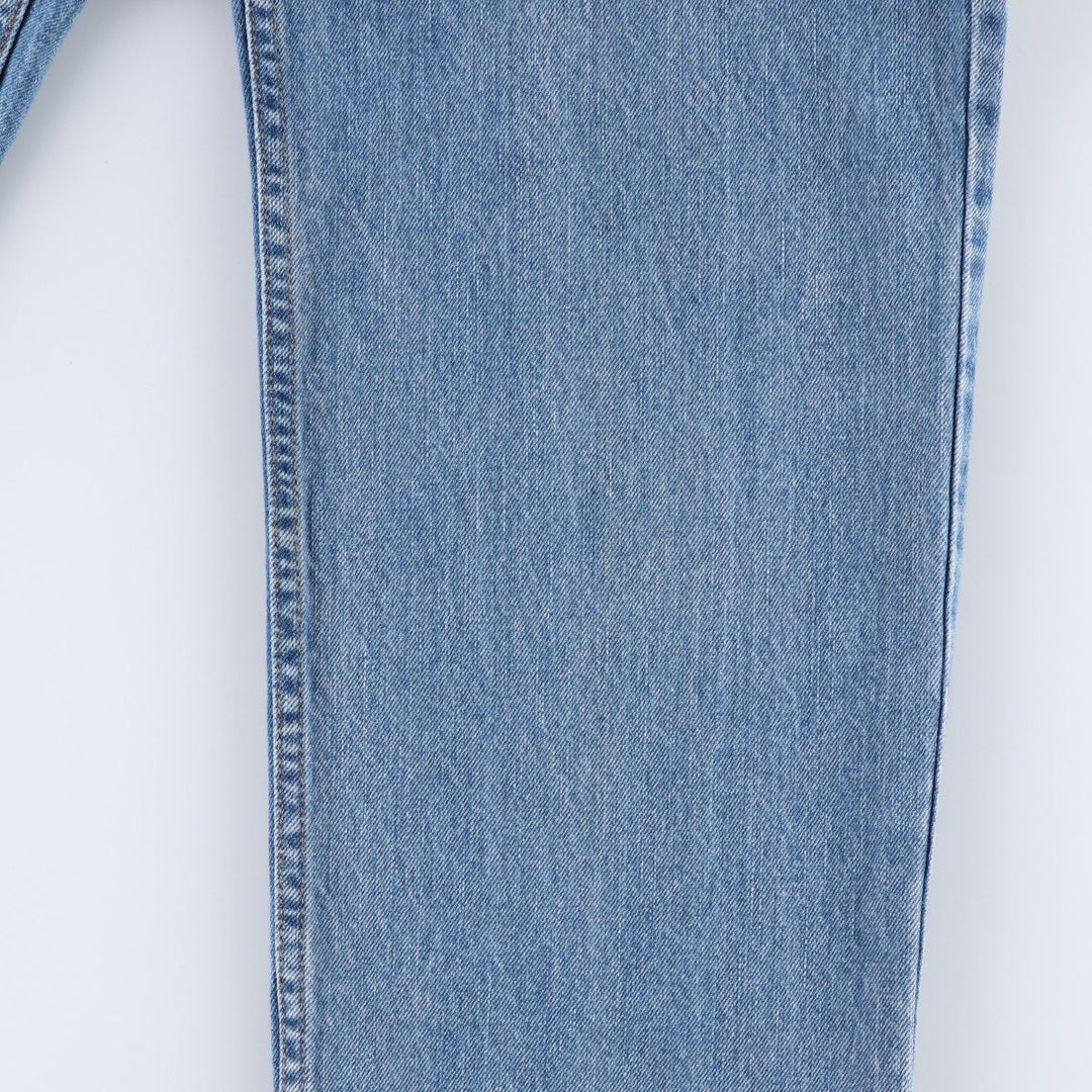 Levi's 550 tapered denim pants for men, size W34 cotton blue type Vintage Second Hand