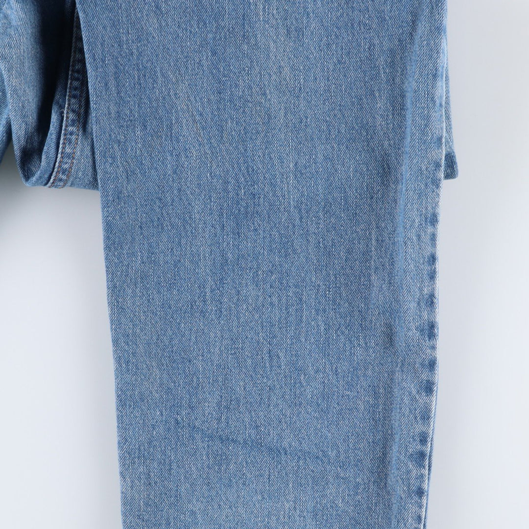 Levi's 550 tapered denim pants for men, size W34 cotton blue type Vintage Second Hand