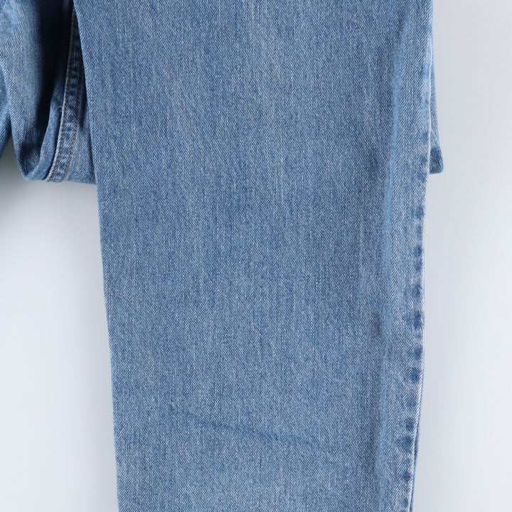 Levi's 550 tapered denim pants for men, size W34 cotton blue type Vintage Second Hand