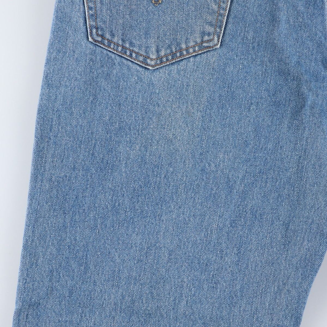 Levi's 550 tapered denim pants for men, size W34 cotton blue type Vintage Second Hand