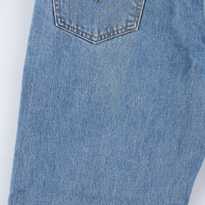 Levi's 550 tapered denim pants for men, size W34 cotton blue type Vintage Second Hand