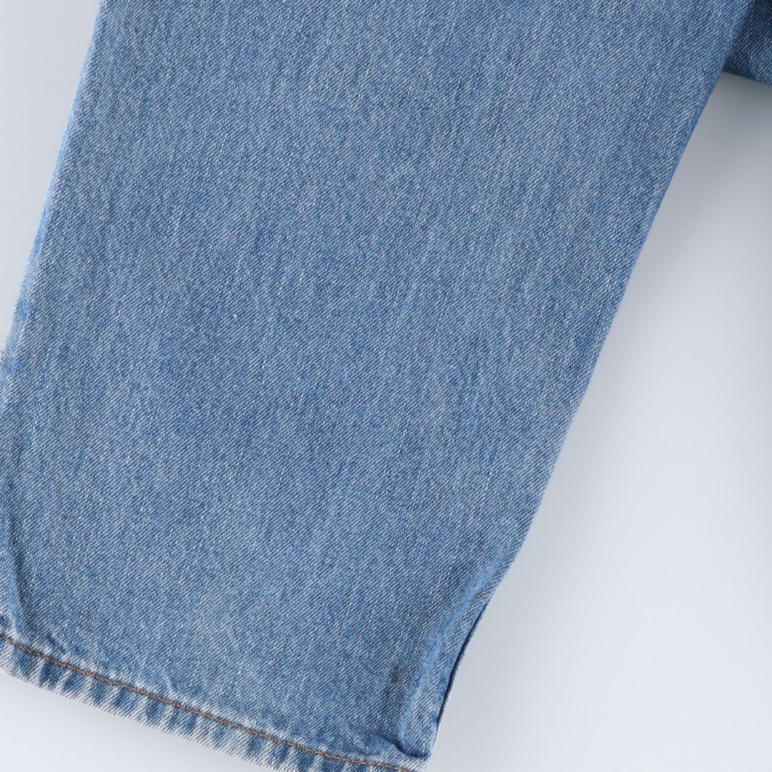 Levi's 550 tapered denim pants for men, size W34 cotton blue type Vintage Second Hand