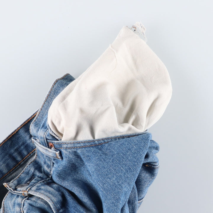 Levi's 550 tapered denim pants for men, size W34 cotton blue type Vintage Second Hand