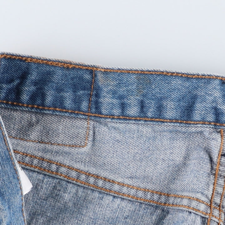 Levi's 550 tapered denim pants for men, size W34 cotton blue type Vintage Second Hand