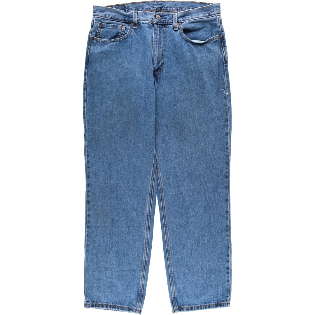 Levi's 550 tapered denim pants for men, size w35 cotton blue type Vintage Second Hand