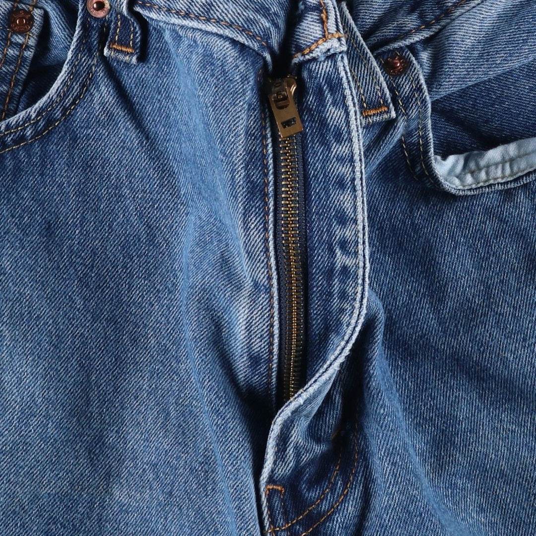 Levi's 550 tapered denim pants for men, size w35 cotton blue type Vintage Second Hand